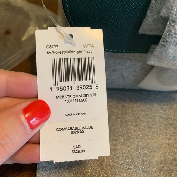 Coach Gemma Crossbody in Colorblock with Apple Buckle - Picture 6 of 6